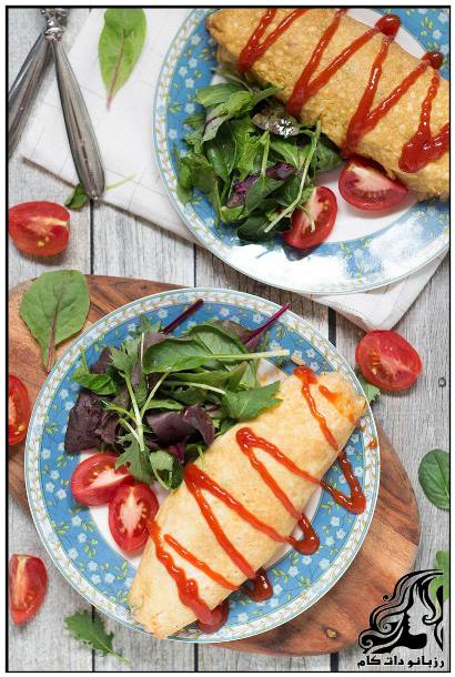 آموزش املت برنج ژاپنی