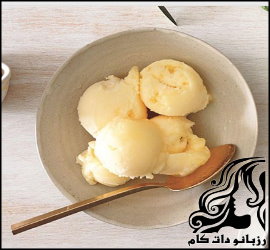 طرز تهیه بستنی پرتقال و عسل - rozbano 153 1