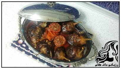 طرز تهیه دلمه بادمجان - rozbano 171 15
