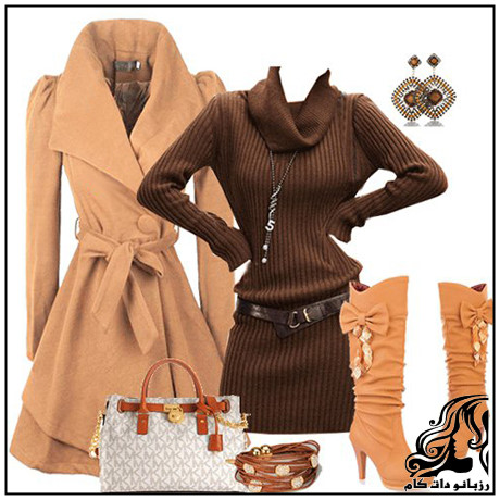 نحوه ی ست کردن پالتو رنگی برای زمستان - rozbano 173 22