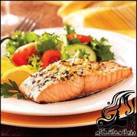 طرز تهیه فیله ماهی سالمون - rozbano 175 1 2
