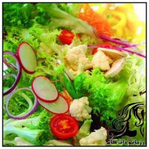 سالاد تابستانی با سبزیجات تازه - rozbano 176 13