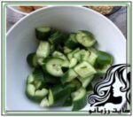 طرز تهیه سالاد خیار - rozbano 177