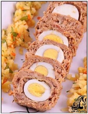 طرز تهیه رولت تن ماهی و تخم مرغ - rozbano 183 15