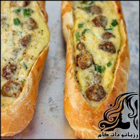 طرز تهیه ساندویچ تخم مرغ فانتزی - rozbano 188 1 2