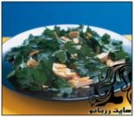 نحوه ی تهیه سالاد مرغ با بادام و جعفری - rozbano 189