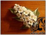 آموزش تصویری دوخت شکوفه روبانی - rozbano 191