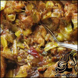 طرز تهیه خورش تره فرنگی - rozbano 194 1 2