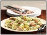 طرز تهیه سالاد سیب زمینی با سوسیس - rozbano 198 18
