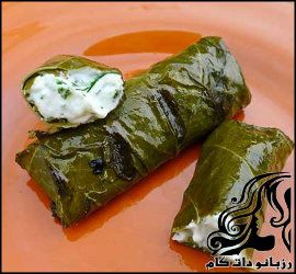 دلمه برگ مو مخصوص صبحانه - rozbano 20 1 1
