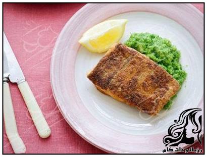 آموزش تهیه ماهی و پوره کلم بروکلی - rozbano 20 7