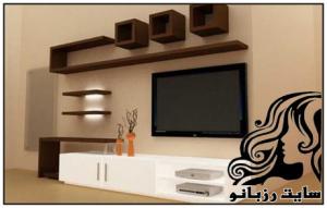 دکوراسیون دیوار پشت تلویزیون - rozbano 201