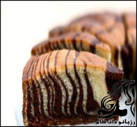 طرز تهیه کیک زبرا - rozbano 202 1 1