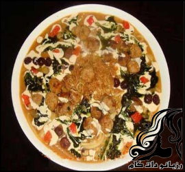طرز تهیه آش میوه - rozbano 216 1 1