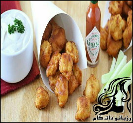طرز تهیه پاپ کورن مرغی - rozbano 222 1 1