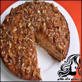 طرز تهیه کیک موز با گردو - rozbano 232 1 2