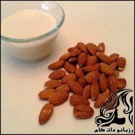 طرز تهیه شیر بادام طرز و خواص آن - rozbano 235 1 2