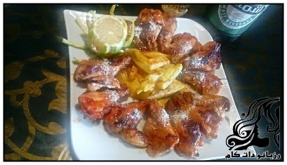 طرز تهیه بال مرغ - rozbano 235 17