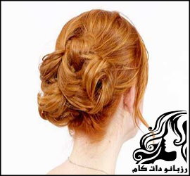 بافت مو گره ای پشت سر بصورت تصویری - rozbano 237 7