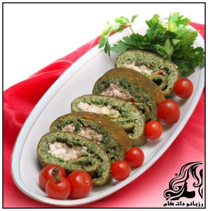 طرز تهیه رولت مغز - rozbano 243 16