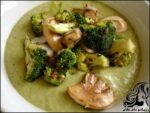 طرز تهیه سوپ خامه ای قارچ و بروکلی - rozbano 244 3