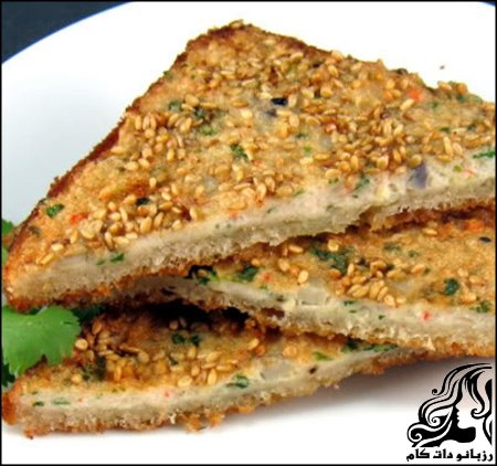 طرز تهیه تست چينی ميگو - rozbano 246 3