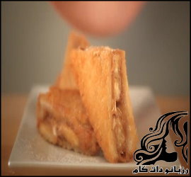 طرز تهیه ساندویچ بادام زمینی و موز - rozbano 249 1 1