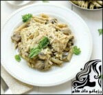 طرز تهیه اسپاگتی با مرغ و سس آلفردو - rozbano 251 1 1