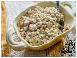 طرز تهیه سالاد قارچ مرغ - rozbano 251 13