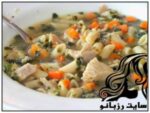 نحوه ی تهیه سوپ پاستا و مرغ - rozbano 252