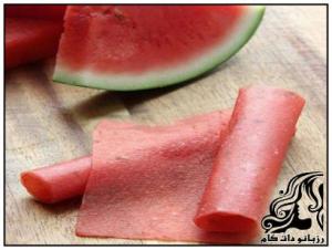 طرز تهیه لواشک هندوانه - rozbano 254 22