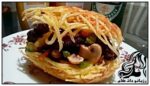 طرز تهیه خوراک با سبد سیب زمینی - rozbano 263 7