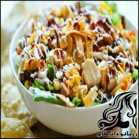 طرز تهیه سالاد مرغ مخلوط - rozbano 266 1 1