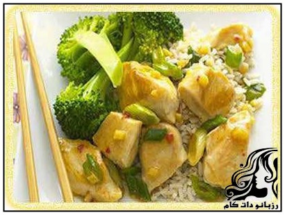 طرز تهیه خوراک مرغ و برنج رژیمی - rozbano 269 4