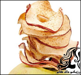 طرز تهیه چیپس سیب - rozbano 273 1 1