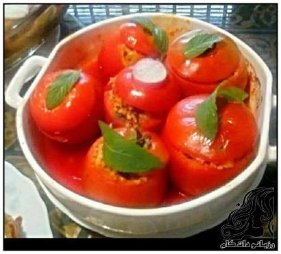 آموزش طرز تهیه دلمه ی گوجه فرنگی - rozbano 274 11