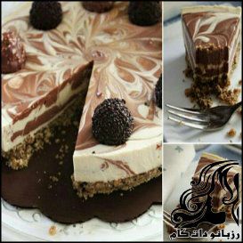 طرز تهیه چیز کیک شکلاتی - rozbano 275 1 1