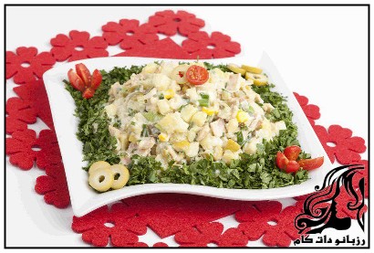 طرز تهیه سالاد سیب زمینی با مایونز - rozbano 278 3