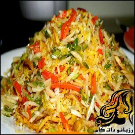 طرز تهیه شیرین پلو - rozbano 284 1 2