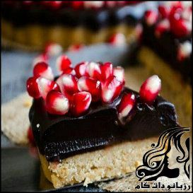طرز تهیه تارت شکلاتی انار - rozbano 286 1 2