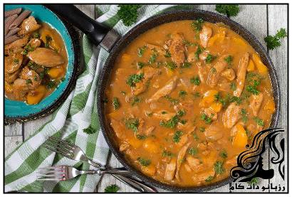 طرز تهیه مرغ فلفلی مجارستانی - rozbano 291 14