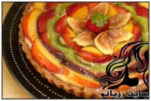 نحوه ی تهیه تارت میوه ای شکلاتی - rozbano 293