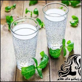 طرز تهیه شربت تخم شربتی تخم ریحان - rozbano 302 1 1