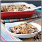 کاسرول برنج و گوشت با سس سالسا - rozbano 315 15
