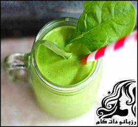 طرز تهیه اسموتی چای سبز - rozbano 32 1 1