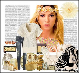 ست لباس به روش شکیرا - rozbano 327 10