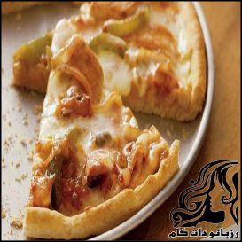 طرز تهیه پیتزا فاهیتا مرغ - rozbano 330 1 1