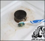 استفاده از مسواک برای تمیزکاری - rozbano 340 8