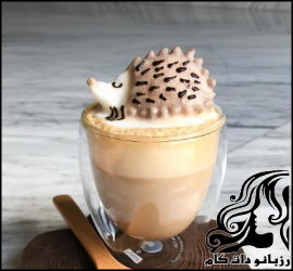نمونه های تزیین سه بعدی قهوه - rozbano 342 11