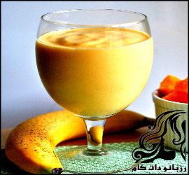 طرز تهیه اسموتی چند میوه - rozbano 35 1 1